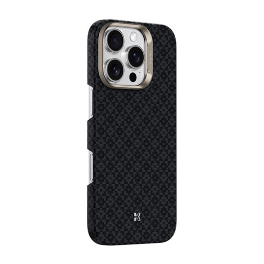 Apple iPhone 16 Pro Kılıf M-Safe Şarj Özellikli Benks ArmorAir ArmorGrid Serisi Kevlar Kapak