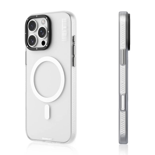 Apple iPhone 16 Pro Kılıf M-safe Şarj Özellikli Youngkit Hidden Sand Serisi Kapak