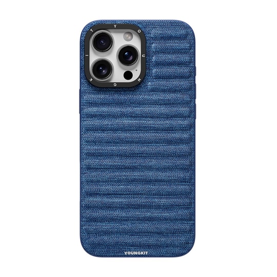 Apple iPhone 16 Pro Kılıf M-safe Şarj Özellikli Youngkit Canvas Serisi Kapak