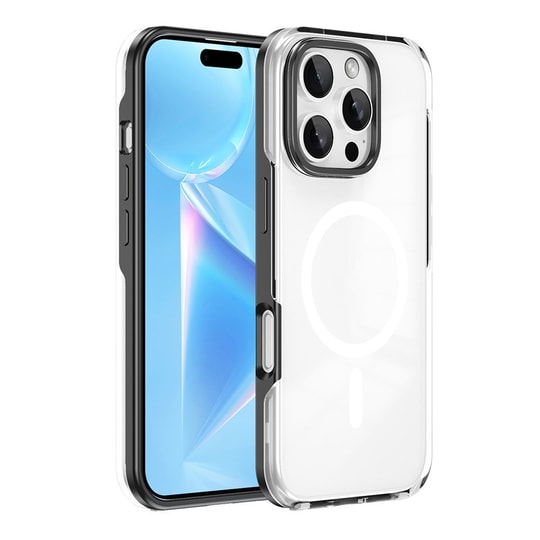 Apple iPhone 16 Pro Kılıf M-safe Şarj Özellikli Çıkarılabilir Arka Yüzeyli Zore Polar Kapak