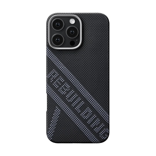 Apple iPhone 16 Pro Kılıf M-safe Şarj Özellikli Aramid Fiber Re-TROS Tasarımlı Pitaka Tactile Woven Rebuilding Serisi Kapak