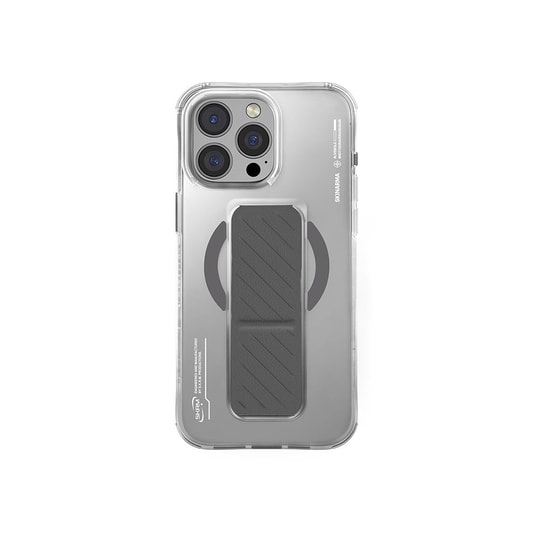 Apple iPhone 16 Pro Kılıf M-safe Şarj Özellikli Teknoloji Desenli Standlı Skinarma Axon Kapak