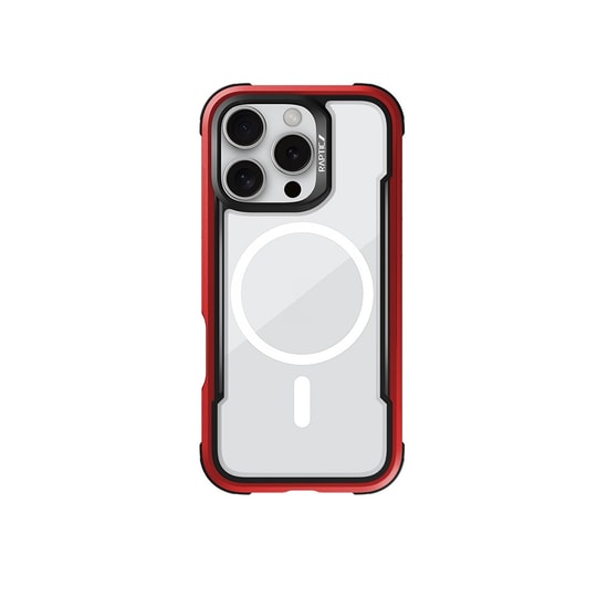 Apple iPhone 16 Pro Kılıf M-safe Şarj Özellikli Airbagli Raptic Shield Serisi Şeffaf Arka Yüzey Kapak