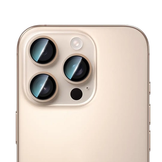Apple iPhone 16 Pro Max CaseWorld Alloy Two-Color Serisi Lens Koruyucu