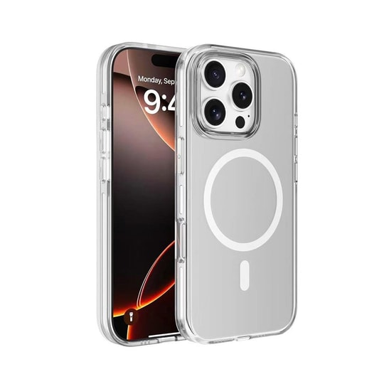 Apple iPhone 16 Pro Max Kılıf M-safe Şarj Özellikli Kamera Korumalı Zore Kripto Kapak