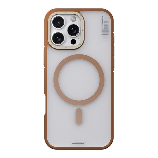 Apple iPhone 16 Pro Max Kılıf M-safe Şarj Özellikli Youngkit Rock Sand Serisi Kapak