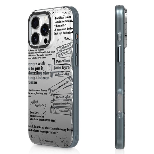 Apple iPhone 16 Pro Max Kılıf M-safe Şarj Özellikli Youngkit Literary Serisi Classic Kapak