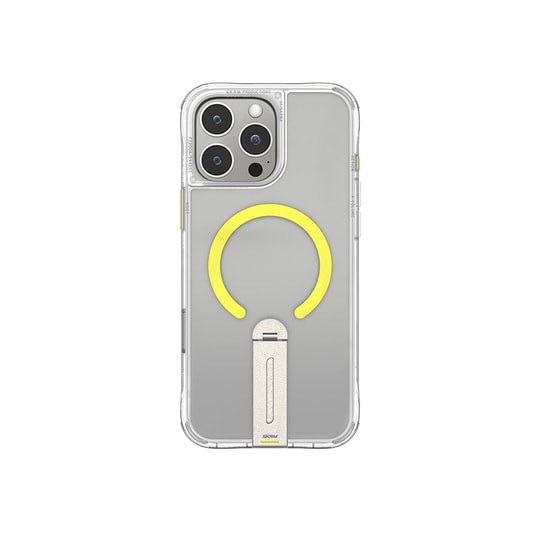 Apple iPhone 16 Pro Max Kılıf M-safe Şarj Özellikli 360 Derece Dönebilen Standlı Skinarma Helix Kapak