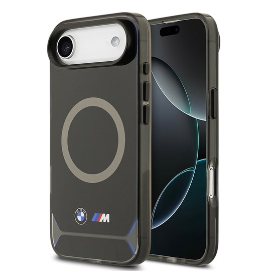 Apple iPhone 17 Air Kılıf BMW Orjinal Lisanslı M-safe Şarj Özellikli Metal Buton Tasarımlı IML Baskılı M Dizayn Kapak