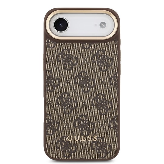 Apple iPhone 17 Air Kılıf Guess Orjinal Lisanslı M-safe Şarj Özellikli Askılı ve 4G Logo Kartlıklı Kapak