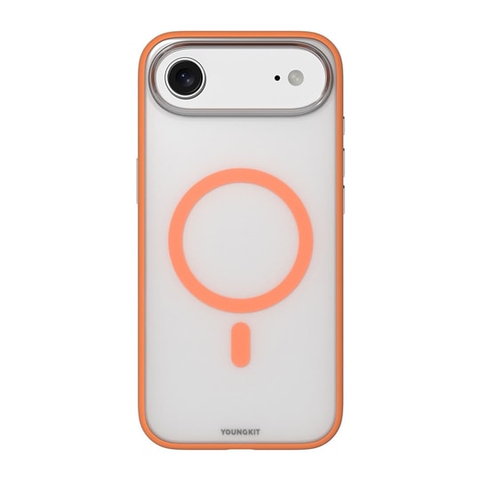 Apple iPhone 17 Air Kılıf M-safe Şarj Özellikli Youngkit Clear Serisi Kapak