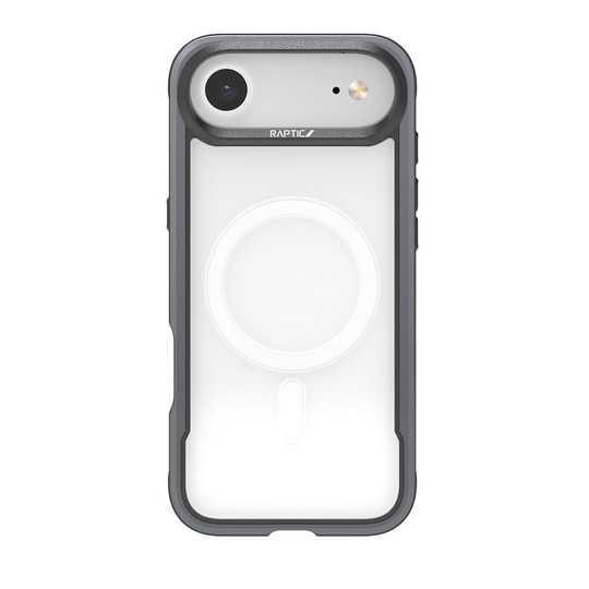 Apple iPhone 17 Air Kılıf M-safe Şarj Özellikli Airbagli Raptic Shield Serisi Şeffaf Arka Yüzey Kapak