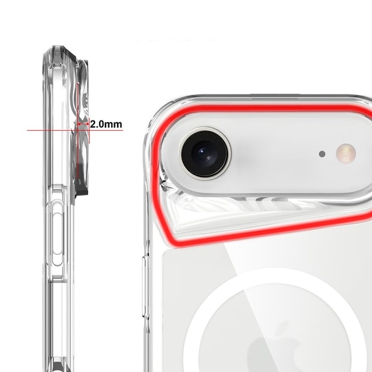 Apple iPhone 17 Air Kılıf Zore M-safe Şarj Özellikli T-Max M-safe Kapak