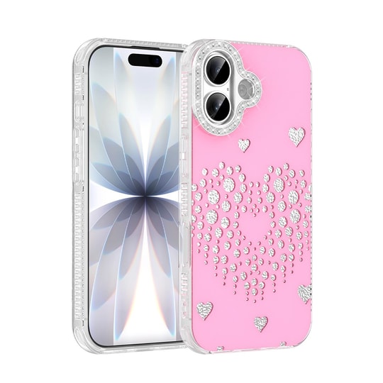 Apple iPhone 17 Kılıf Damla Taşlı Zore Rivas Sert PC Kapak