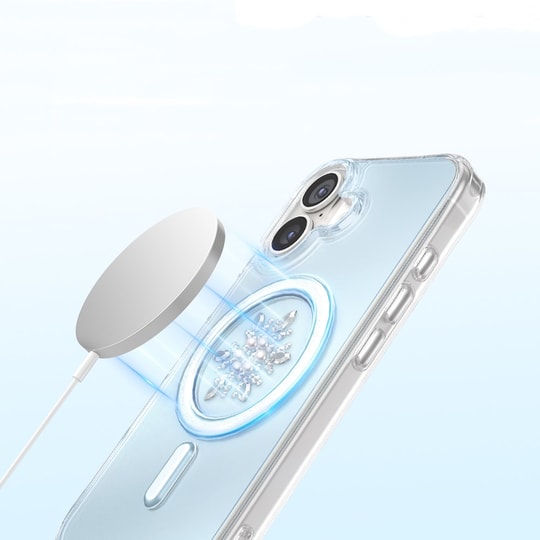 Apple iPhone 17 Kılıf M-Safe Şarj Özellikli Zore Paris Mova Sert PC Kapak
