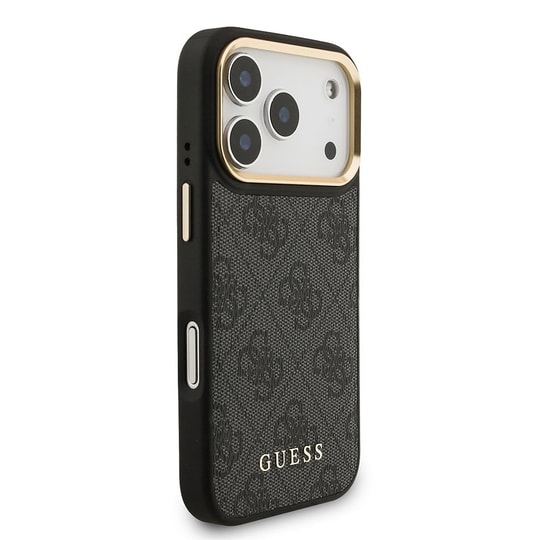 Apple iPhone 17 Pro Kılıf Guess Orjinal Lisanslı M-safe Şarj Özellikli Askılı ve 4G Logo Kartlıklı Kapak