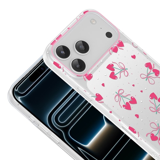Apple iPhone 17 Pro Kılıf Kamera Korumalı Desenli Zore Klip Kapak