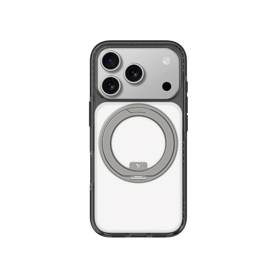 Apple iPhone 17 Pro Kılıf M-Safe Şarj Özellikli Airbag Tasarımlı Standlı AmazingThing Titan Pro MagSpin Kapak