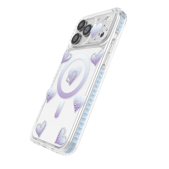 Apple iPhone 17 Pro Kılıf M-Safe Şarj Özellikli Zore Paris Elvo Sert PC Kapak