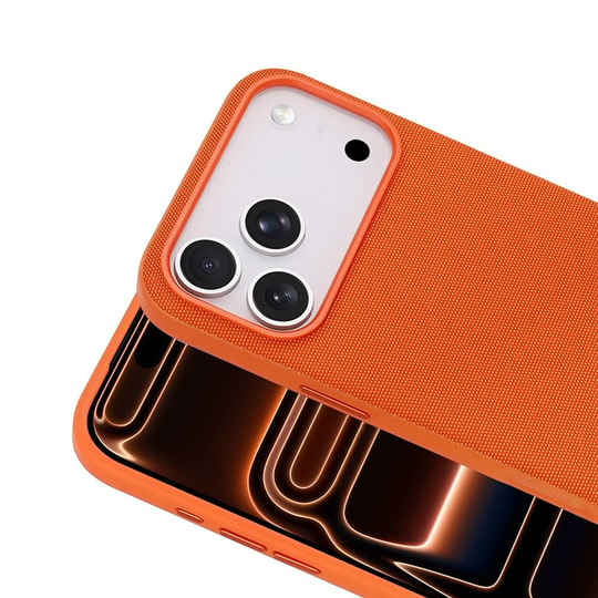 Apple iPhone 17 Pro Kılıf M-Safe Şarj Özellikli Kumaş Tasarımlı Zore Miami Sert PC Kapak