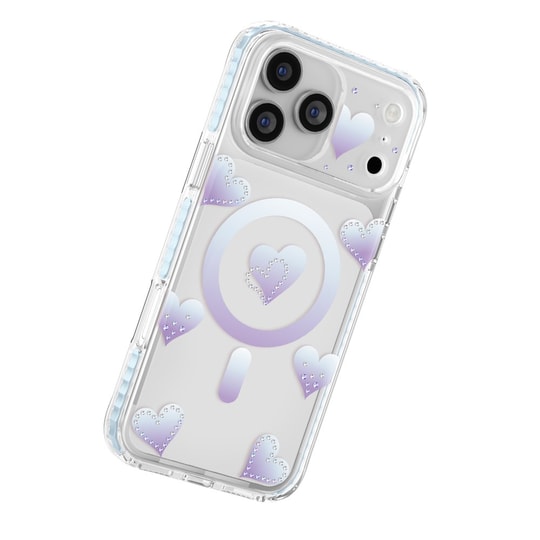 Apple iPhone 17 Pro Kılıf M-Safe Şarj Özellikli Zore Paris Elvo Sert PC Kapak