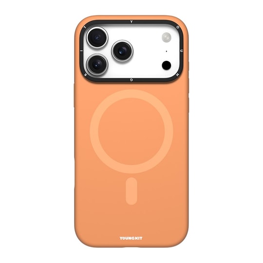 Apple iPhone 17 Pro Kılıf M-Safe Şarj Özellikli Kamera Standlı Youngkit Gel Cream Serisi Kapak