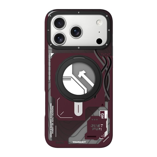 Apple iPhone 17 Pro Kılıf M-safe Şarj Özellikli Youngkit Starship Serisi Kapak