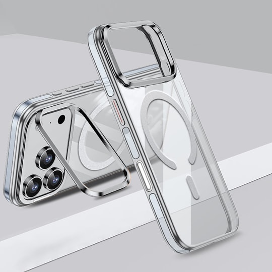 Apple iPhone 17 Pro Kılıf M-safe Şarj Özellikli Wlons Standlı Efsane Kapak