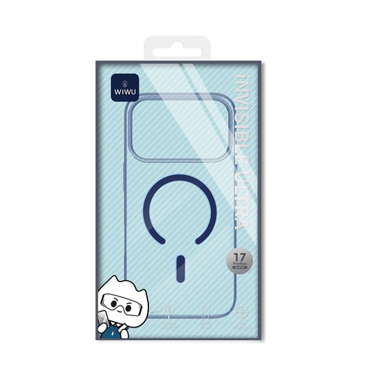 Apple iPhone 17 Pro Kılıf M-safe Şarj Özellikli Wiwu YXK-207 Invisible Pro Sert PC Kapak