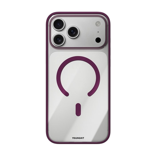 Apple iPhone 17 Pro Kılıf M-safe Şarj Özellikli Youngkit Clear Serisi Kapak