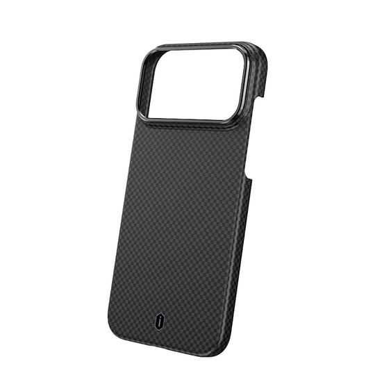 Apple iPhone 17 Pro Kılıf Wiwu DCC-208 Magsafe Şarj Özellikli Aramid Fiber Tasarım Kevlar Kapak