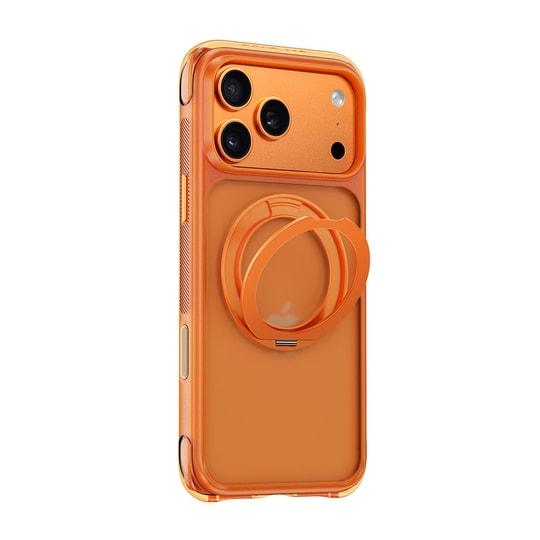 Apple iPhone 17 Pro Kılıf Wiwu AG-203 AeroGuard Ultra Serisi M-safe Şarj Özellikli Airbag Tasarımlı Standlı Kapak