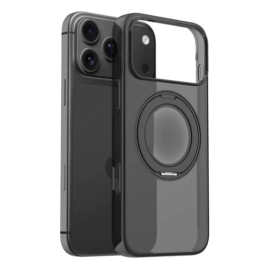 Apple iPhone 17 Pro Max Kılıf M-Safe Şarj Özellikli Zore Luzer 360 Standlı Kapak