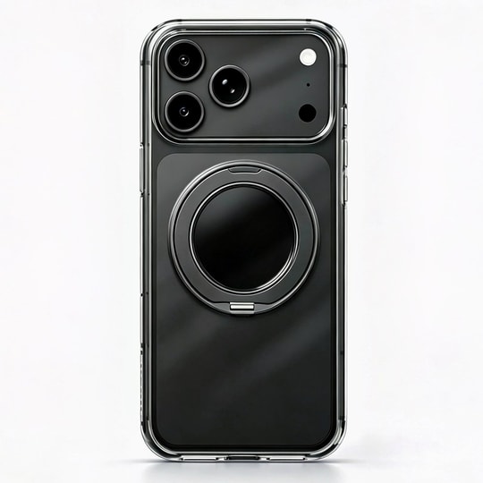 Apple iPhone 17 Pro Max Kılıf M-Safe Şarj Özellikli Zore Luzer 360 Standlı Kapak
