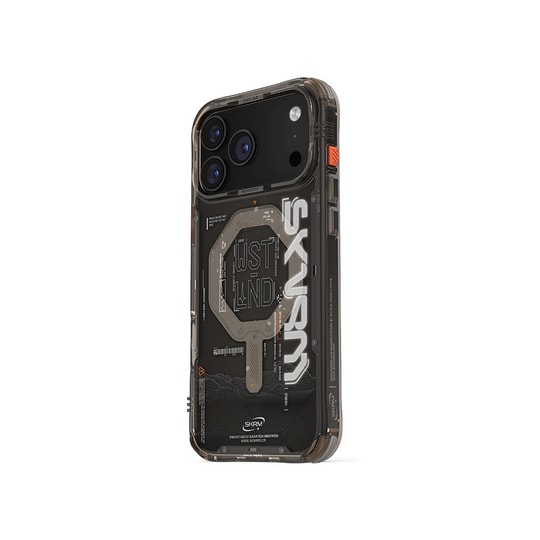 Apple iPhone 17 Pro Max Kılıf M-safe Şarj Özellikli Yazı Desenli Airbag Tasarımlı Skinarma Sonix Kapak