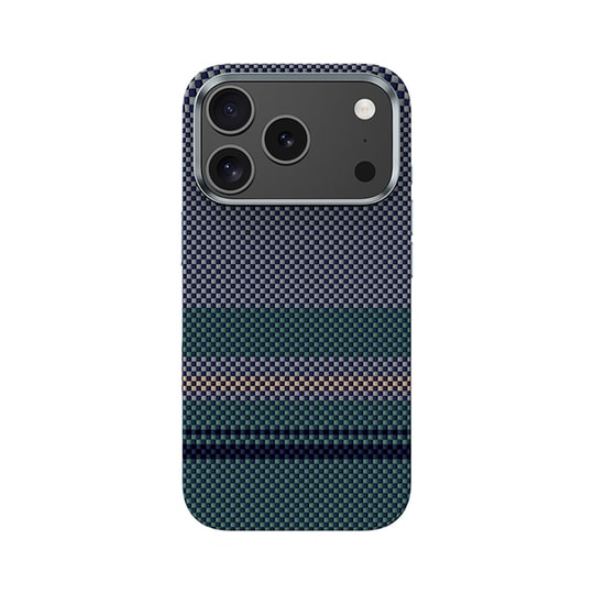 Apple iPhone 17 Pro Max Kılıf M-safe Şarj Özellikli Karbon Fiber Tasarımlı Benks Aurora ArmorPro Kevlar Kapak