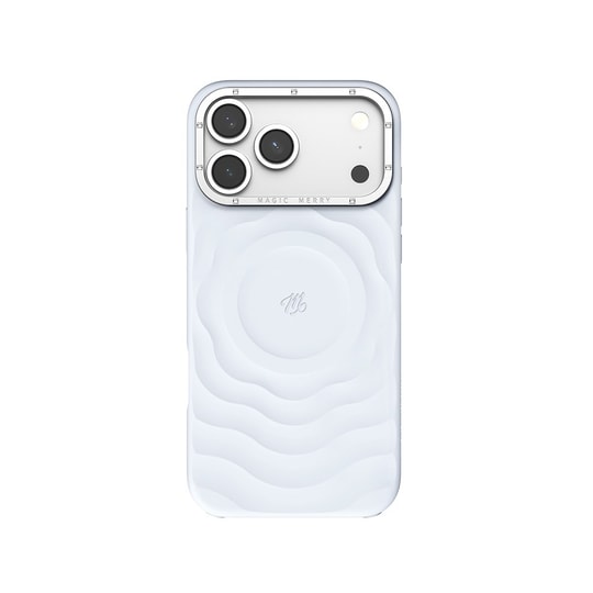 Apple iPhone 17 Pro Max Kılıf M-safe Şarj Özellikli Wiwu Magic Merry Blossom Drift Serisi Kapak