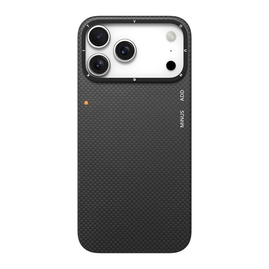 Apple iPhone 17 Pro Max Kılıf M-safe Şarj Özellikli Aramid Fiber Youngkit 1500D Extreme Wing Titanyum-Gold Serisi Kapak