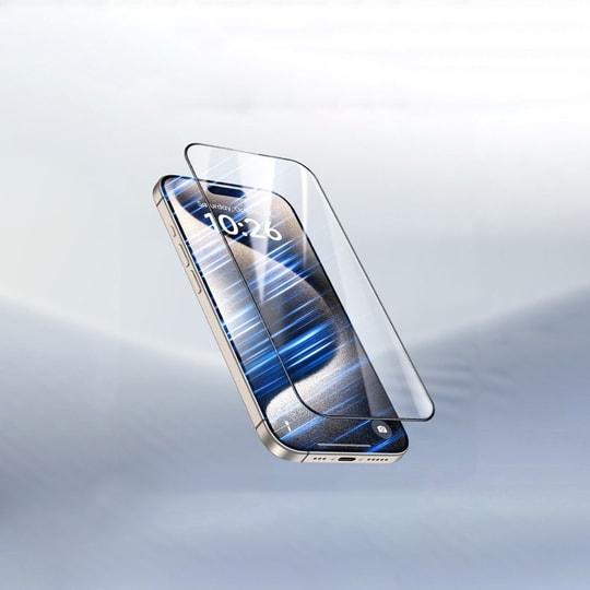 Apple iPhone 17 Wiwu GT-009 Polimer Oleofobik Kaplama Şeffaf Pürüzsüz Temperli Cam Ekran Koruyucu