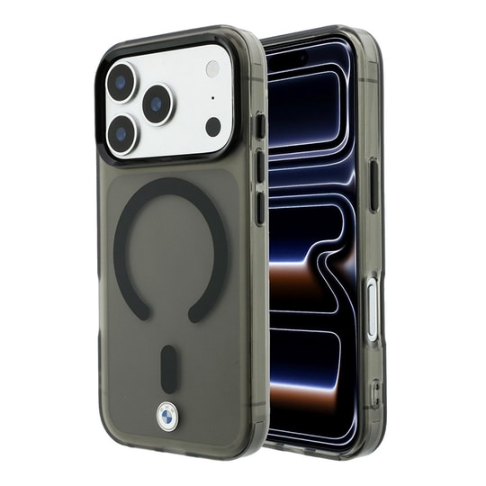 Apple iPhone 18 Pro Kılıf BMW Orjinal Lisanslı M-safe Şarj Özellikli Metal Logolu Buzlu IML Baskılı Kapak