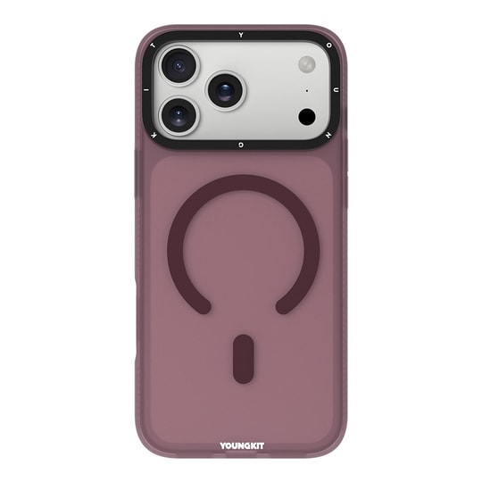 Apple iPhone 18 Pro Kılıf M-safe Şarj Özellikli Youngkit Hidden Sand Serisi Kapak