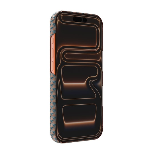 Apple iPhone 18 Pro Kılıf M-safe Şarj Özellikli Raptic Aramid Dual Grid Serisi Karbon Kapak