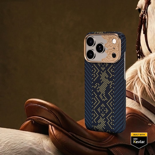 Apple iPhone 18 Pro Kılıf M-safe Şarj Özellikli Yükseltilmiş Kamera Çerçeveli Benks ArmorAir Knight Serisi C1 Kevlar Kapak