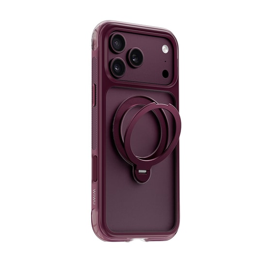 Apple iPhone 18 Pro Kılıf Wiwu AS-203 AeroShield Ultra Serisi M-safe Şarj Özellikli Airbag Tasarımlı Standlı Kapak