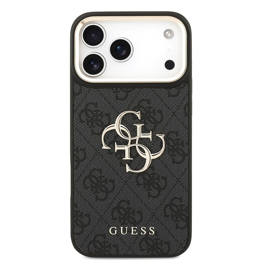 Apple iPhone 18 Pro Max Kılıf Guess Orjinal Lisanslı 4G Büyük Metal Logolu Kalın Askılı Kapak