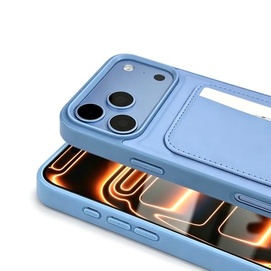 Apple iPhone 18 Pro Max Kılıf Kartlıklı Zore X-Kart Silikon Kapak