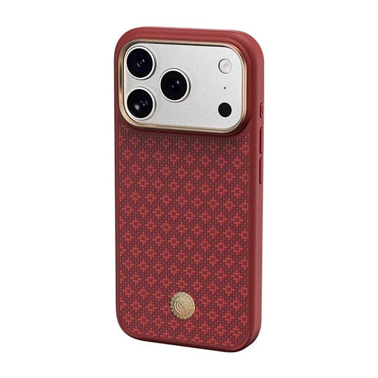 Apple iPhone 18 Pro Max Kılıf M-Safe Şarj Özellikli Yükseltilmiş Kamera Çerçeveli Benks ArmorPro ArmorGrid Serisi Kevlar Karbon Kapak
