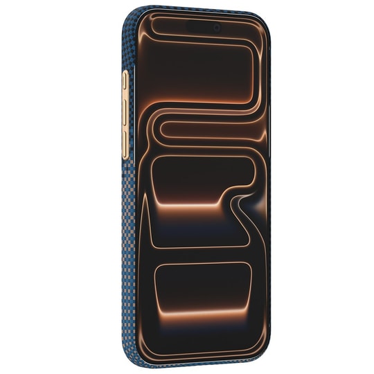 Apple iPhone 18 Pro Max Kılıf M-safe Şarj Özellikli Raptic Aramid Skin Serenity Serisi Karbon Kapak