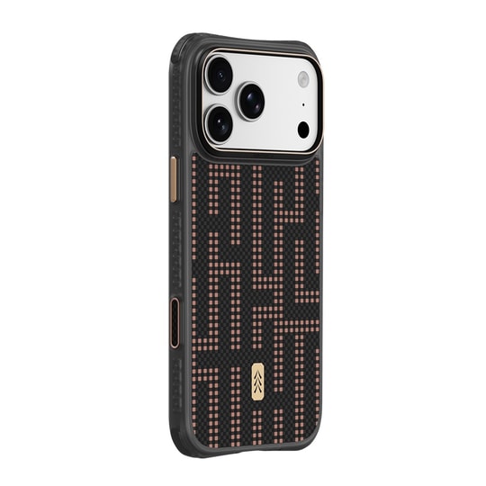 Apple iPhone 18 Pro Max Kılıf M-safe Şarj Özellikli Raptic Aramid Dual Grid Serisi Karbon Kapak