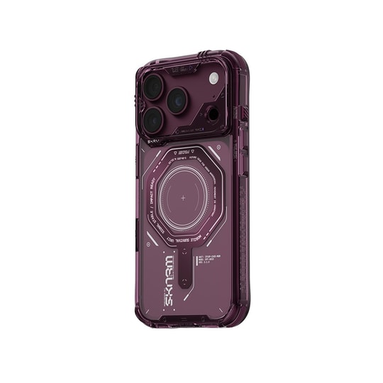 Apple iPhone 18 Pro Max Kılıf SkinArma M-safe Şarj Özellikli Airbag Tasarımlı Magma Kapak